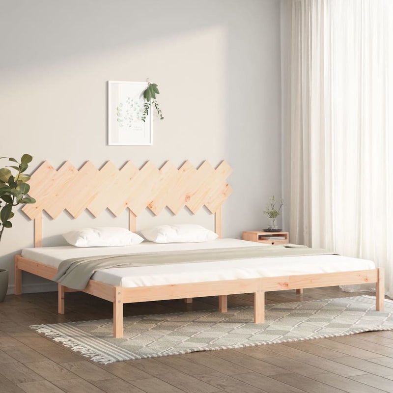 Łóżko Drewniane Rama Łóżka Sofa Brązowe Do Sypialni Pokoju 200x200 cm