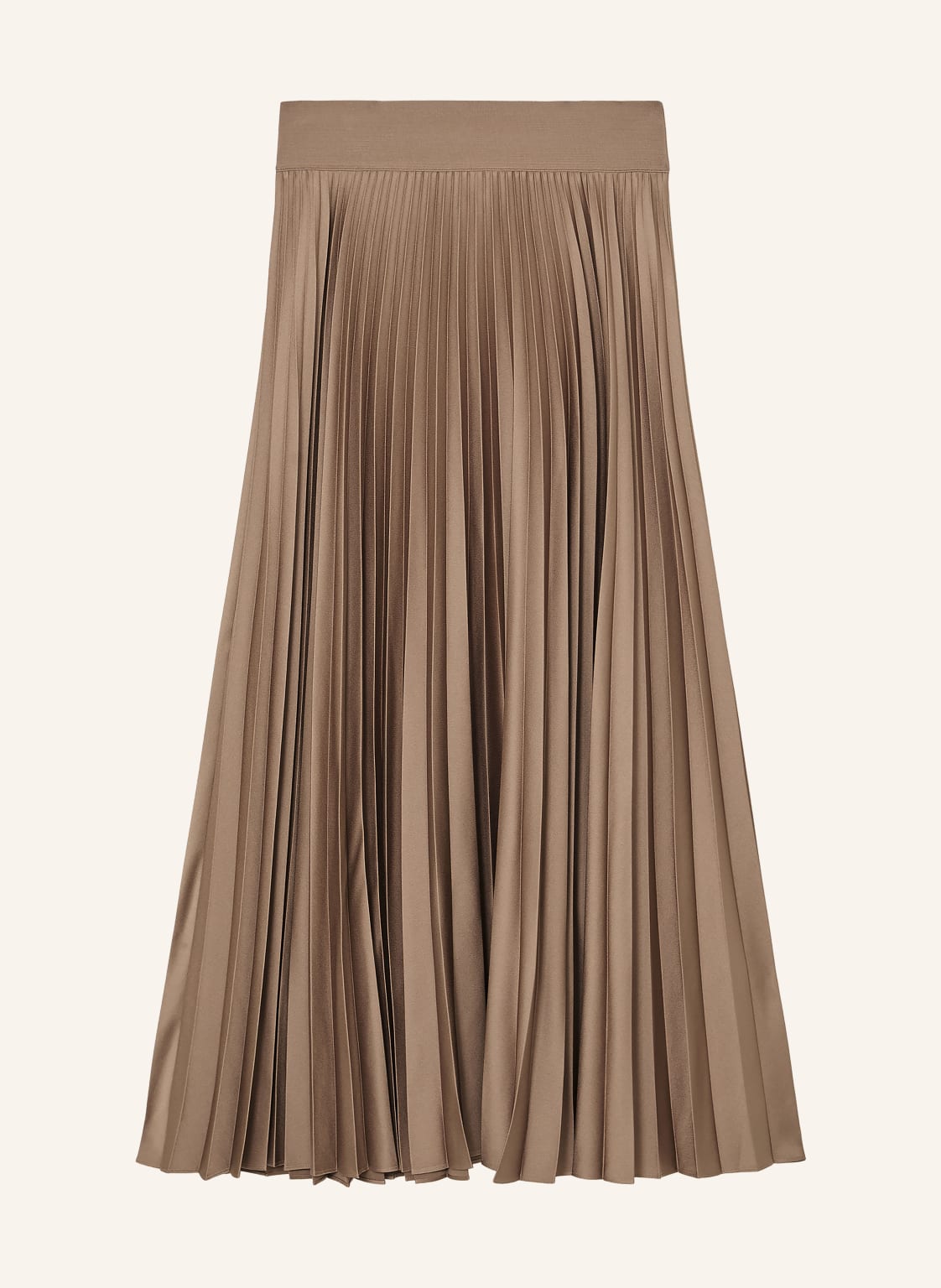 Reiss Spódnica Plisowana Seren braun