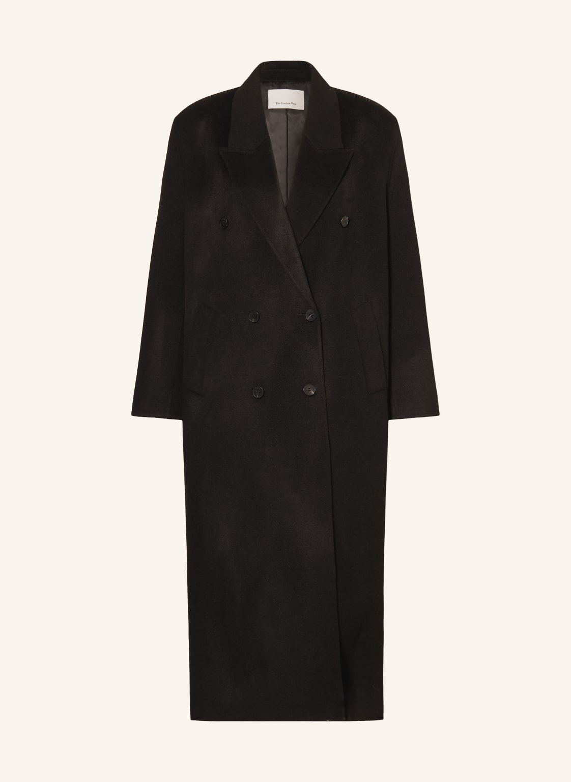 The Frankie Shop Wełniany Płaszcz Gaia schwarz