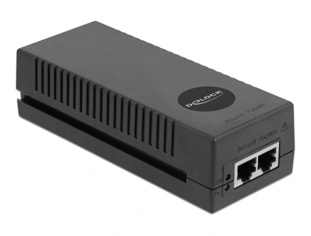 DeLOCK 10 Gigabit PoE+ Injector 802.3 przy 30 W 87766