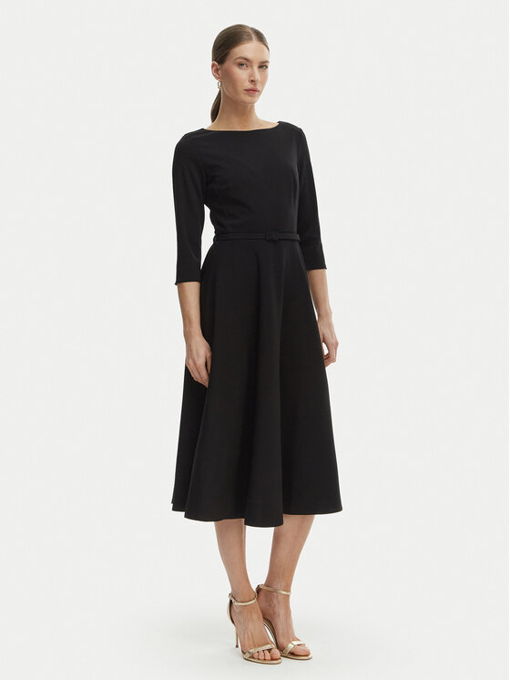 Rinascimento Sukienka koktajlowa CFC0127892003 Czarny Regular Fit