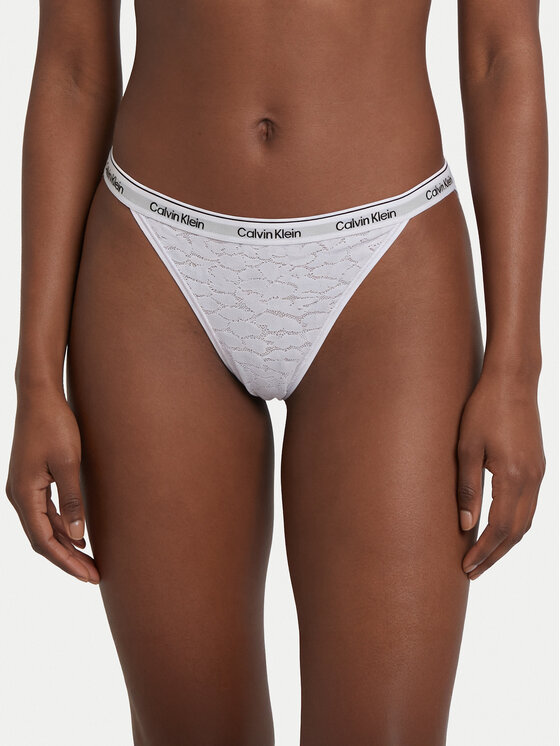 Calvin Klein Dół od bikini LV00QD5213 Écru