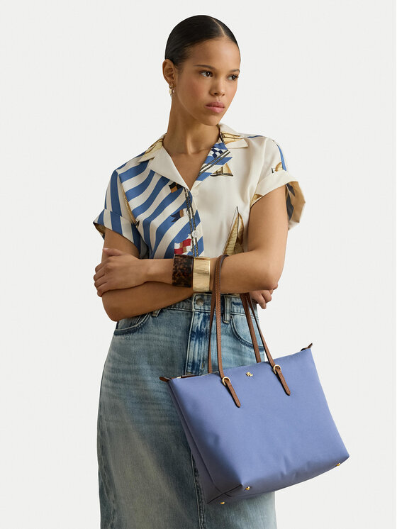 LAUREN RALPH LAUREN Torebka 431916737047 Niebieski