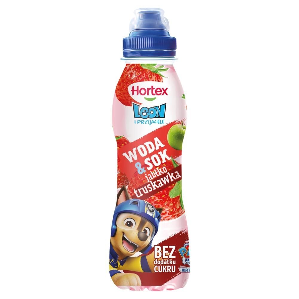 Hortex Leon i Przyjaciele Napój owocowy jabłko truskawka 400 ml
