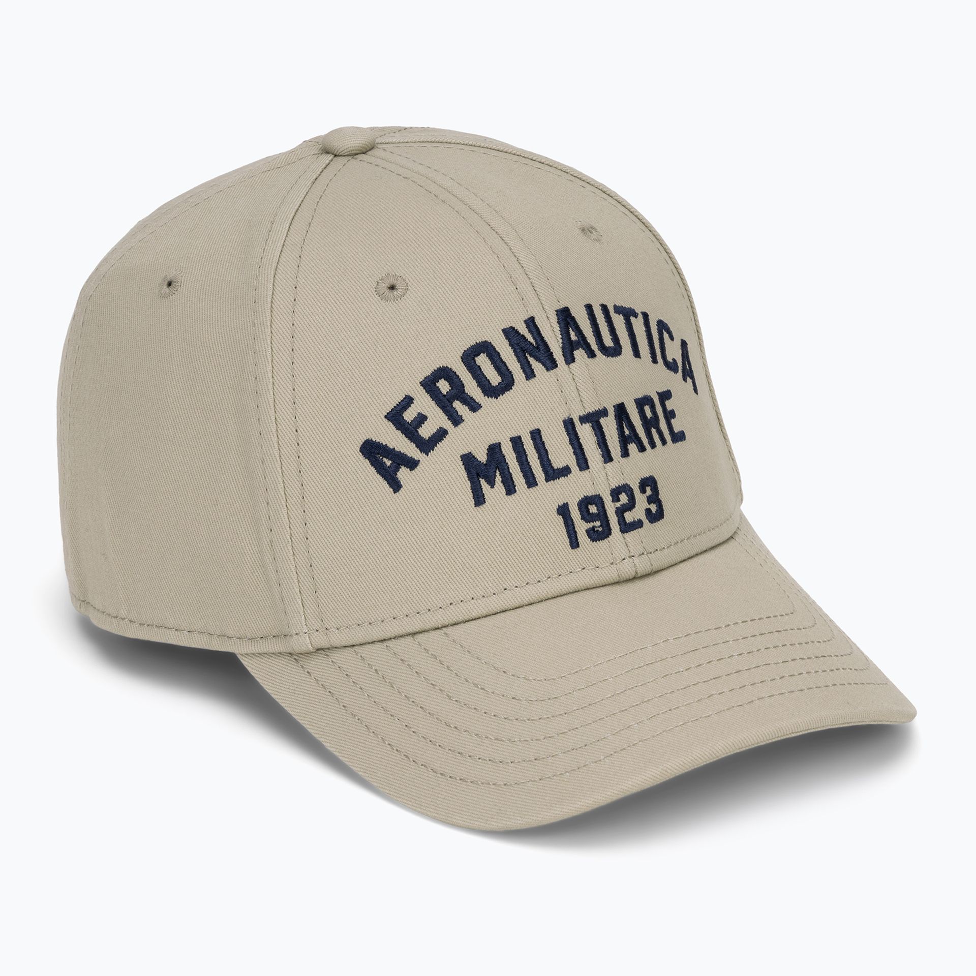 Czapka z daszkiem męska Aeronautica Militare HA1104UCT02 taupe beige WYSYŁKA W 24H 30 DNI NA ZWROT