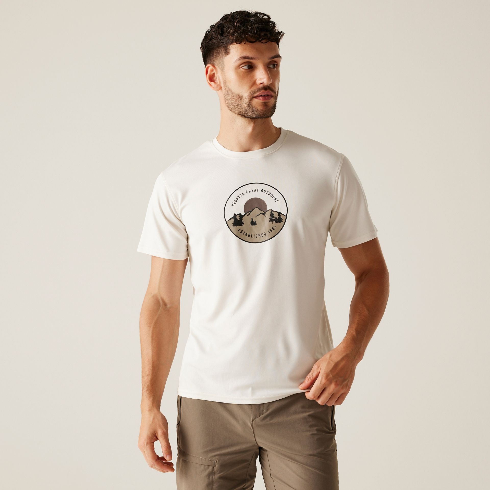 Regatta Koszulka męska Fingal IX Szary, Rozmiar: XL