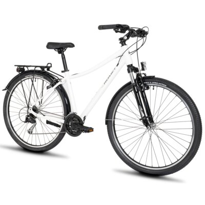Rower trekkingowy ROMET Wagant Suv L PV B U18 28 cali Biały