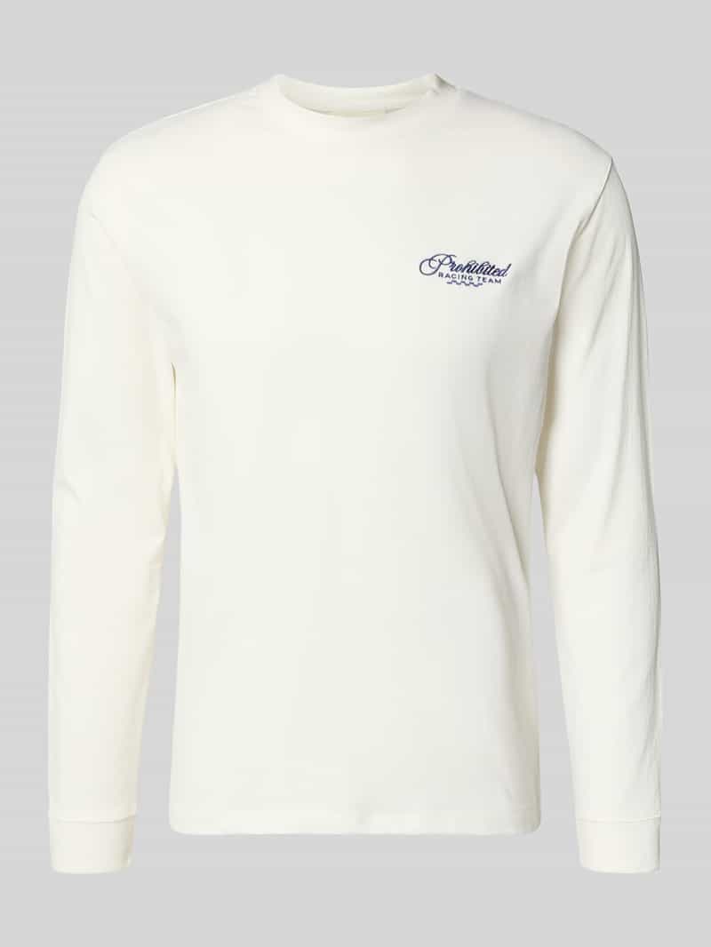 Bluzka z długim rękawem z wyhaftowanym logo model 'Cyclists Longsleeve'