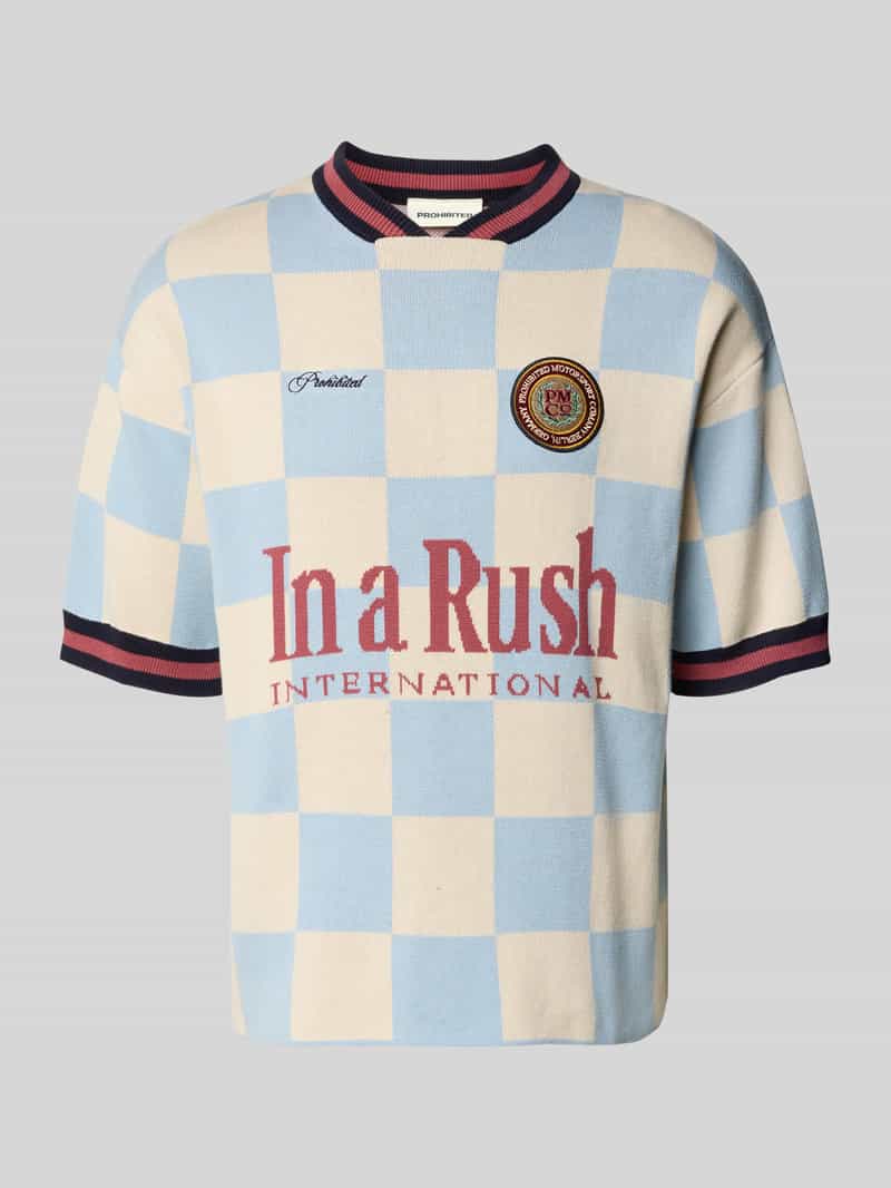 Koszulka z dzianiny z wyhaftowanym logo model 'Victory'