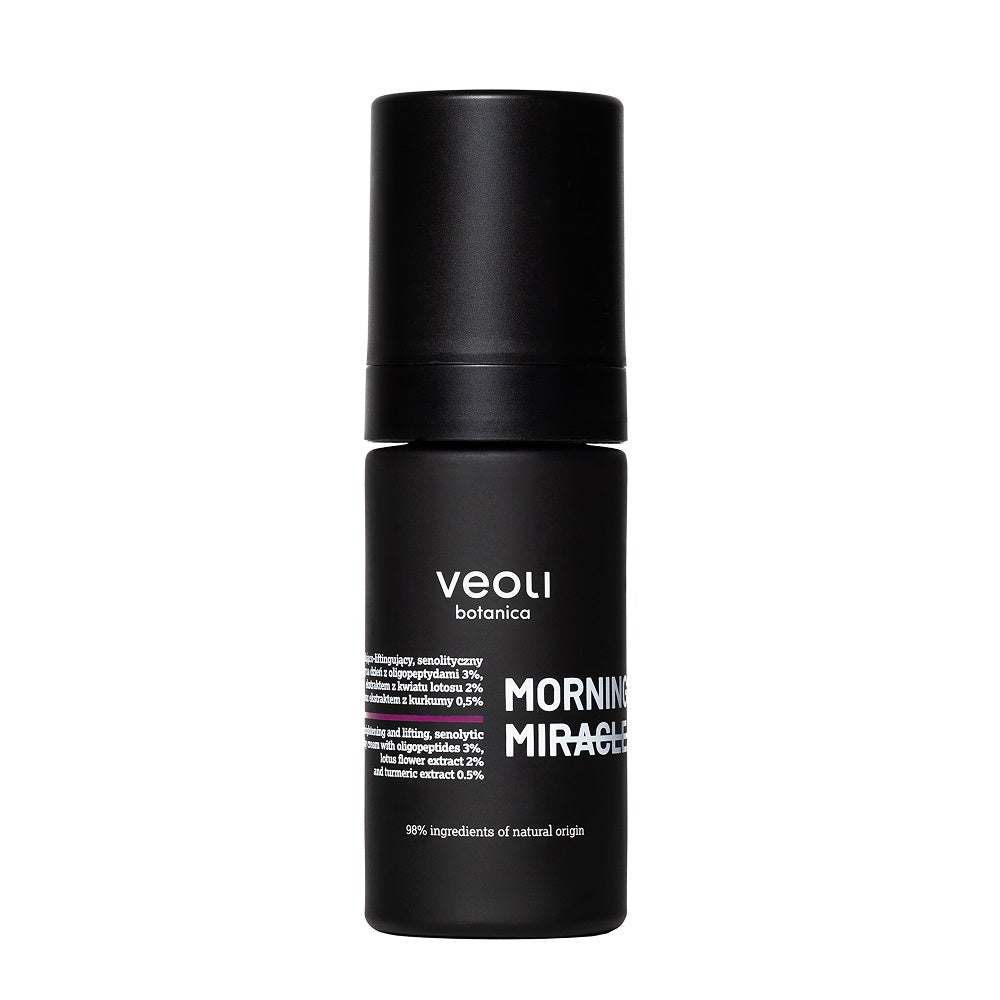Veoli Botanica Morning Miracle rozświetlająco-liftingujący senolityczny krem do twarzy na dzień 30ml