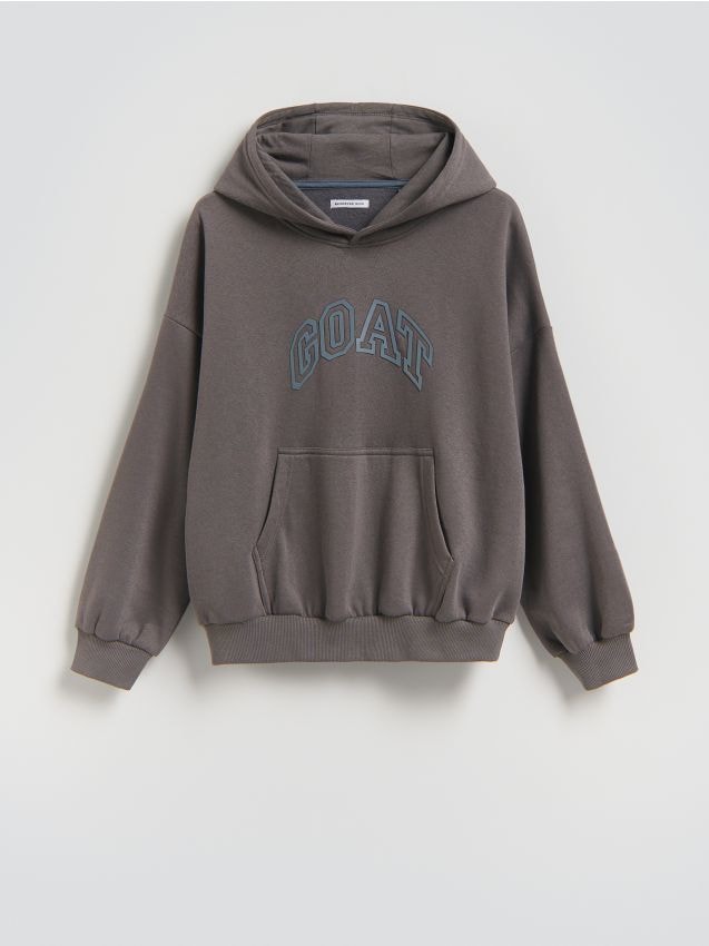 Reserved - Bluza z kapturem - ciemnoszary