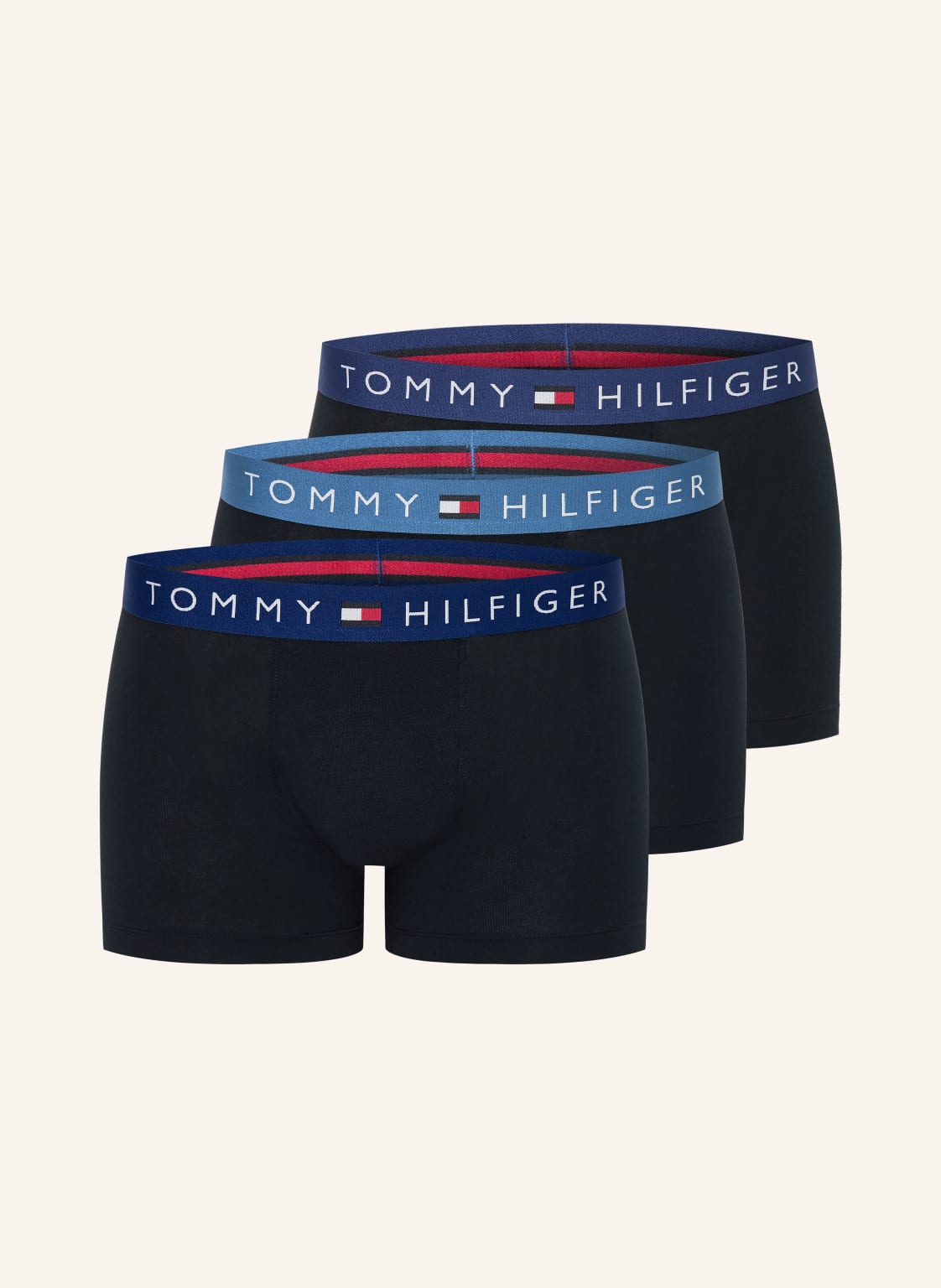 Tommy Hilfiger 3-Pak Bokserek blau