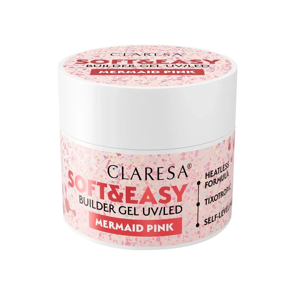 Claresa Soft & Easy żel budujący Mermaid Pink 12 g