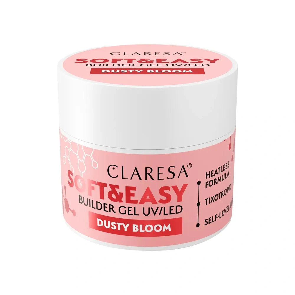 Claresa Soft & Easy żel budujący Dusty Bloom 12 g