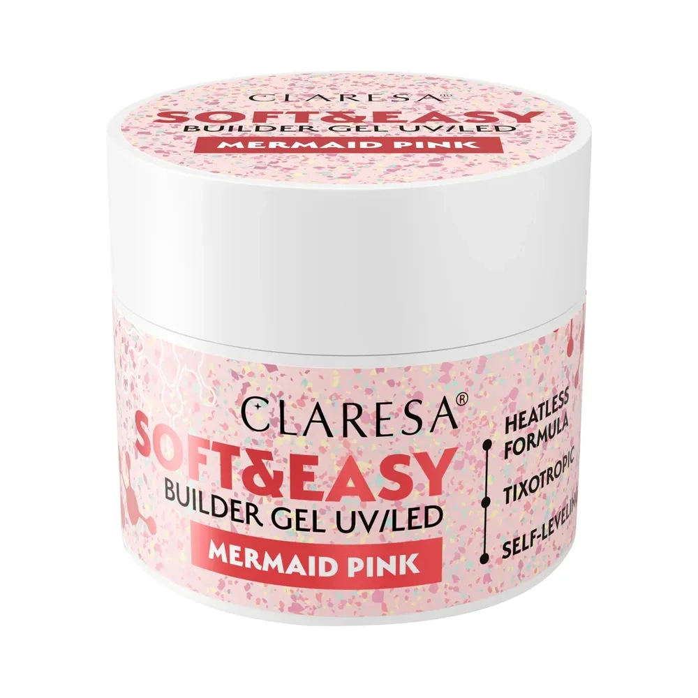 Claresa Soft & Easy żel budujący Mermaid Pink 45 g