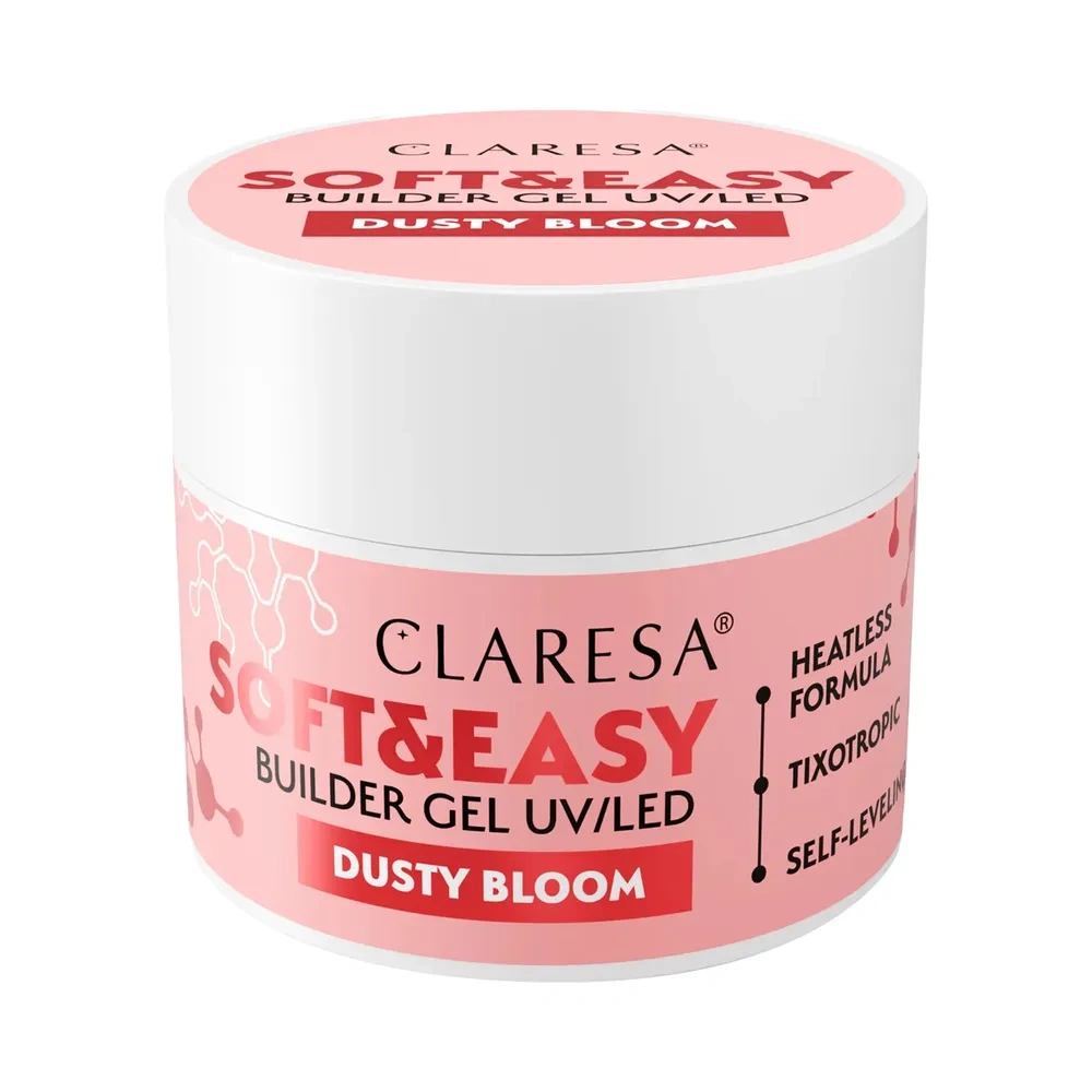 Claresa Soft & Easy żel budujący Dusty Bloom 45 g