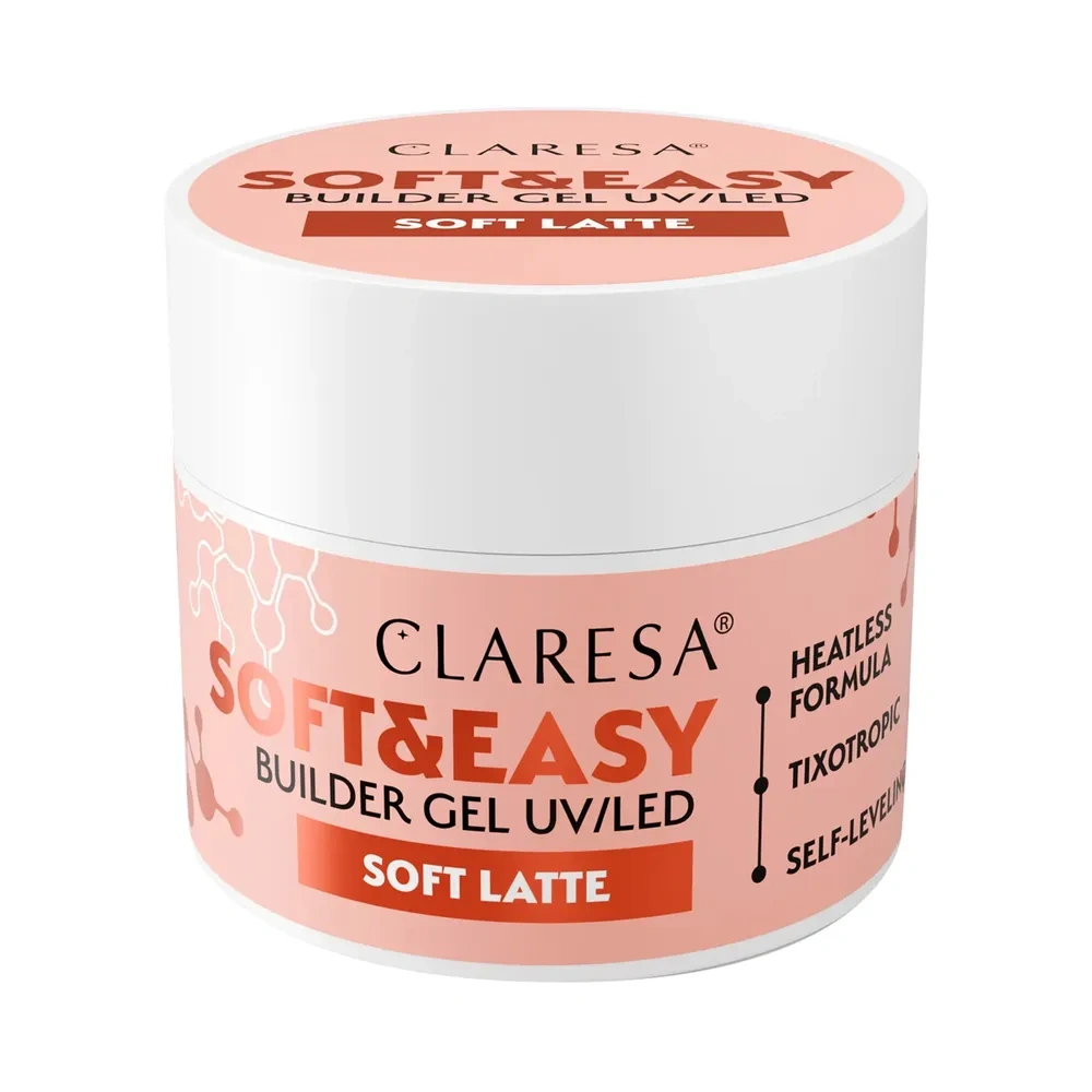 Claresa Soft & Easy żel budujący Soft Latte 45 g