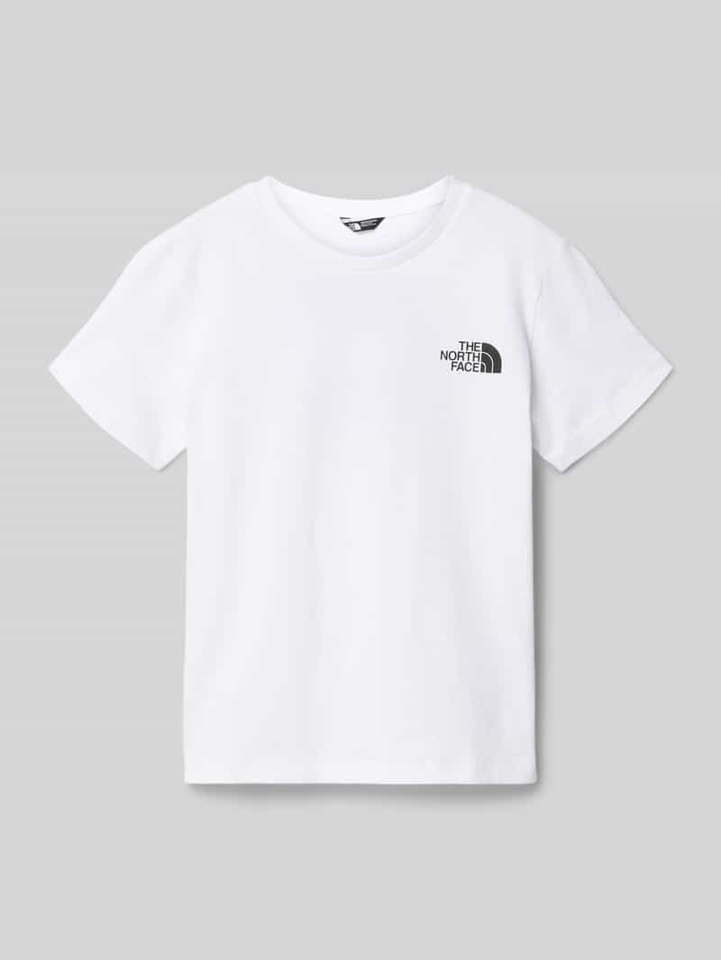 Koszulka z nadrukiem logo, krój regular fit