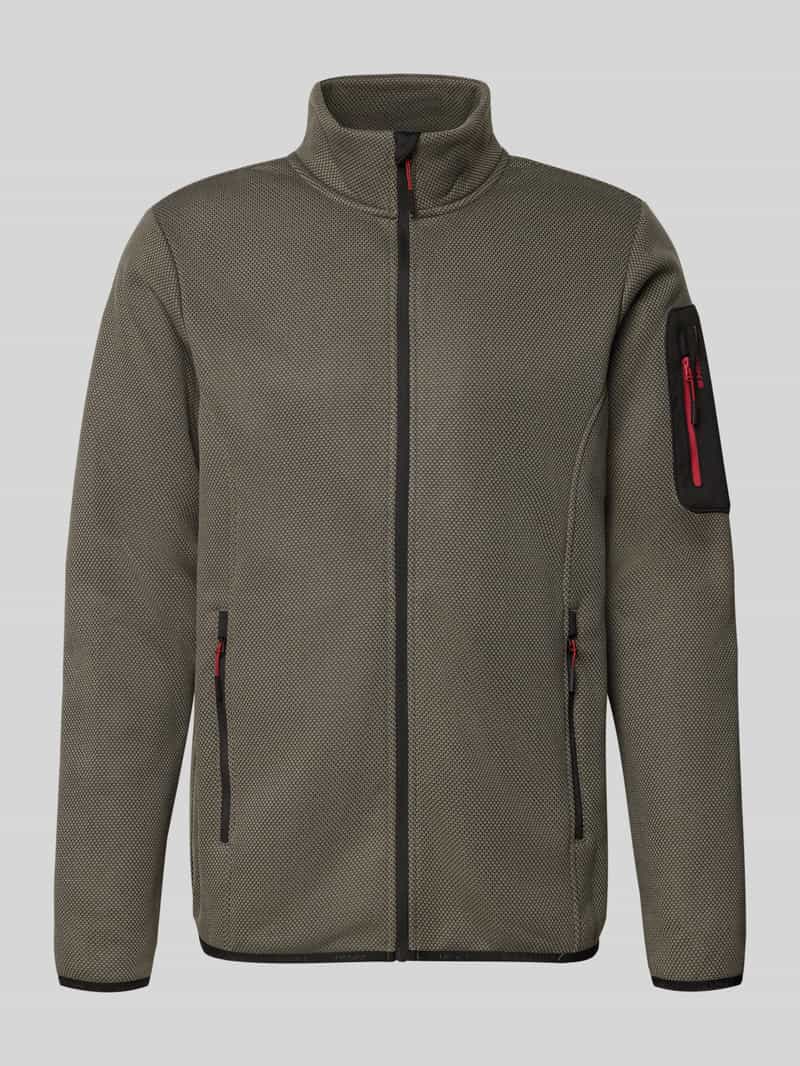 Krój regular fit Kurtka z polaru ze stójką Model 'BREDSTEDT'