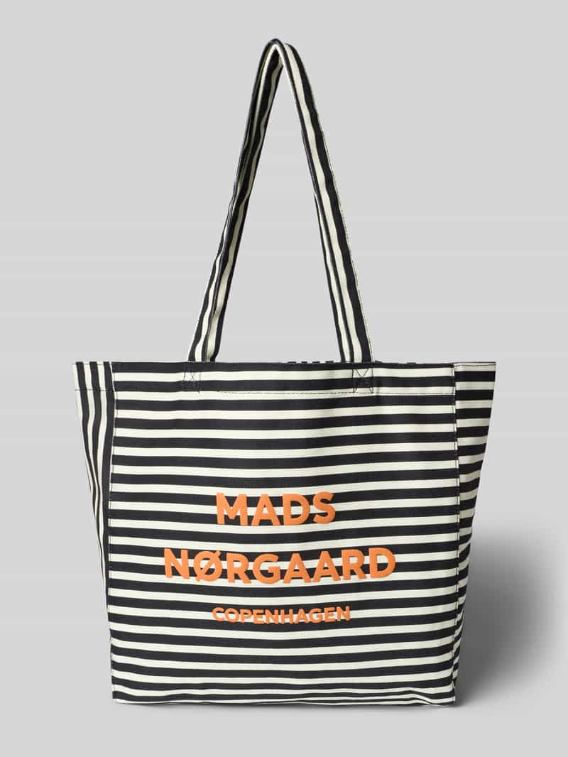 Torba shopper z bawełny z logo model 'Boutiqno Athene'