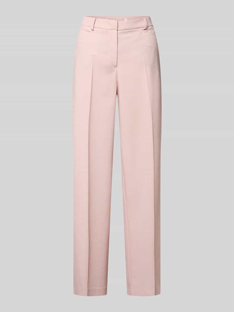 Spodnie z mieszanki wiskozy z kantami