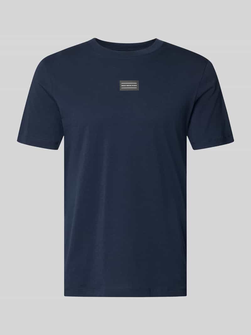 t-shirt o kroju regular fit z czystej bawełny