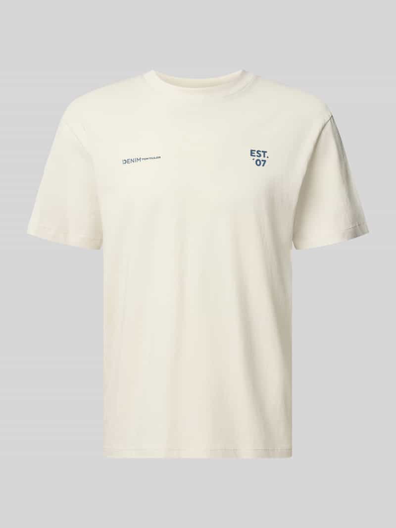 T-shirt o kroju relaxed fit z czystej bawełny