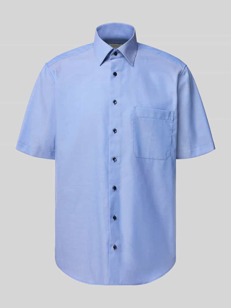 Koszula biznesowa Comfort Fit z bawełny z kołnierzykiem typu kent