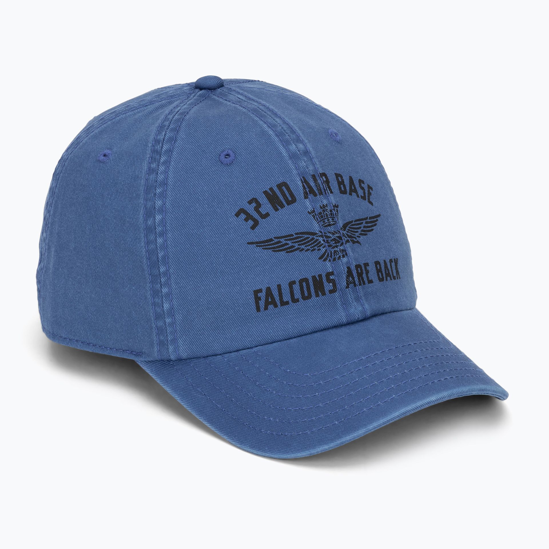 Czapka z daszkiem męska Aeronautica Militare HA1252UCT02476 high tide blue WYSYŁKA W 24H 30 DNI NA ZWROT