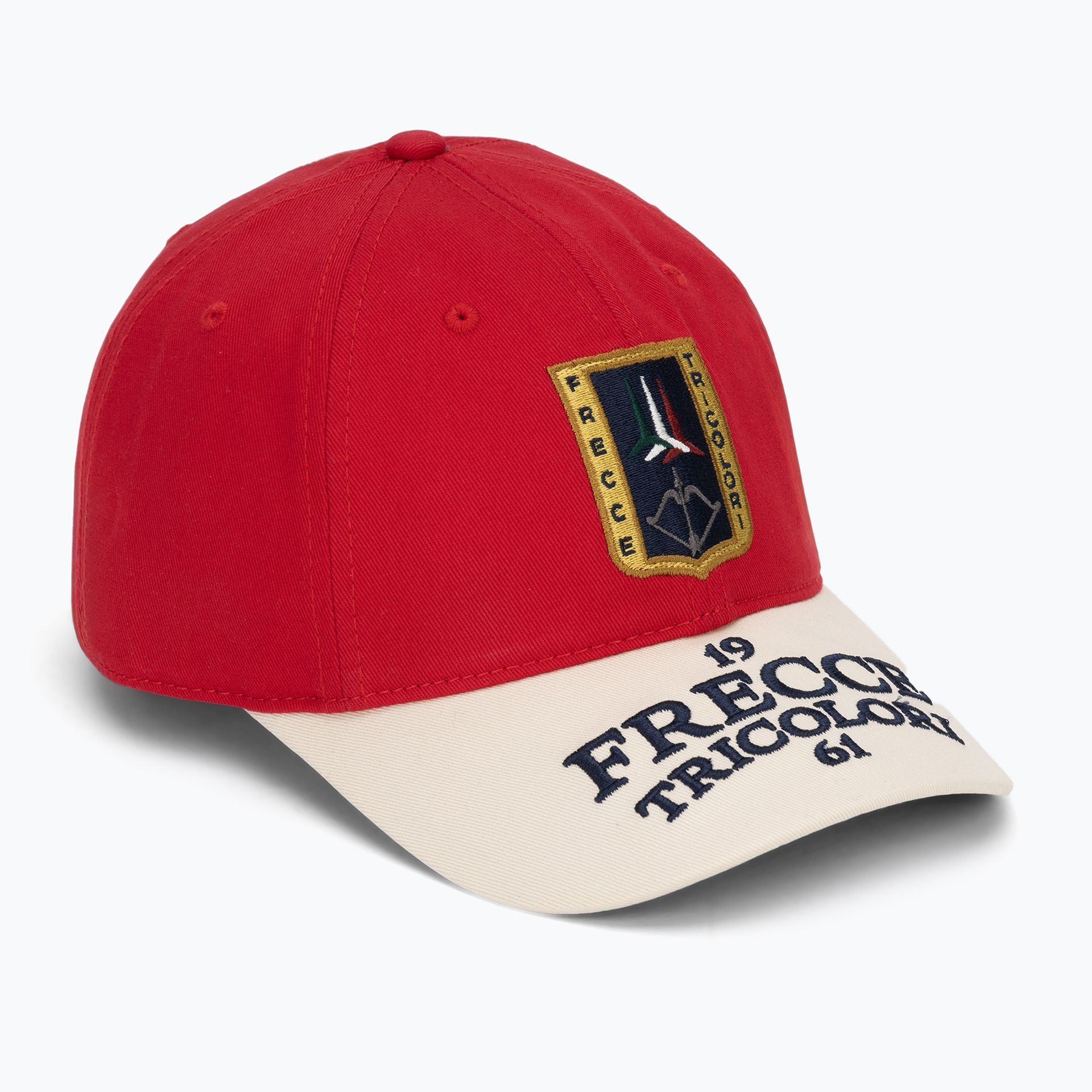 Czapka z daszkiem męska Aeronautica Militare HA1246UCT02 tango red/cream white WYSYŁKA W 24H 30 DNI NA ZWROT