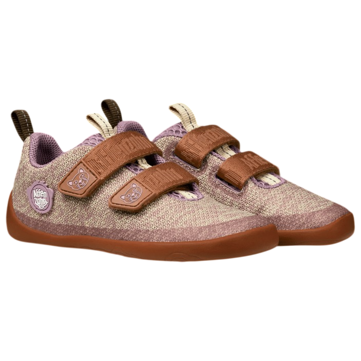 Buty dziecięce Affenzahn Sneaker Knit Happy Rozmiar butów (UE): 33 / Kolor: béžová/hnědá