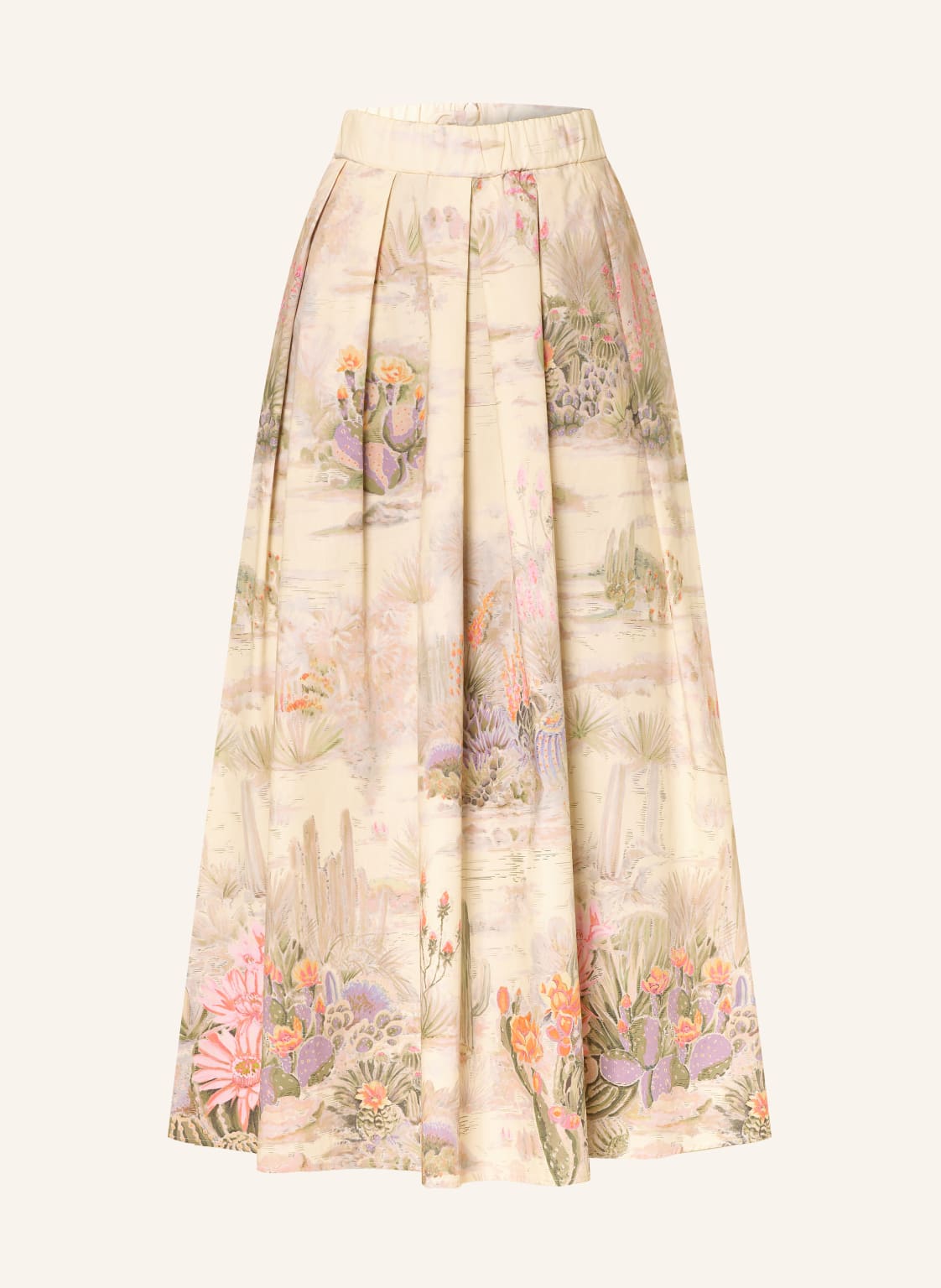 Riani Spódnica Plisowana beige