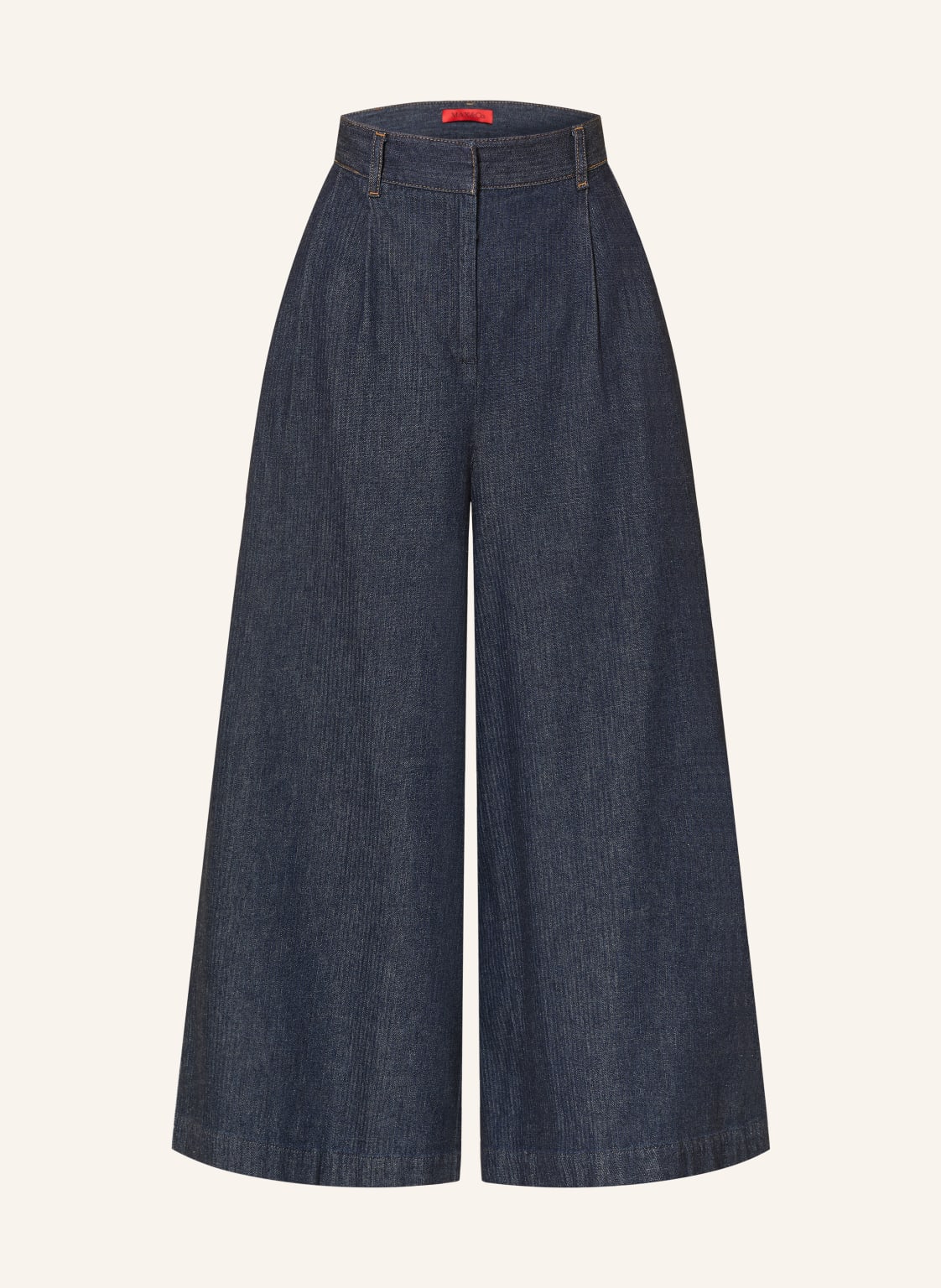 Max & Co. Spodnie Jeansowe Typu Culotte Pontile blau