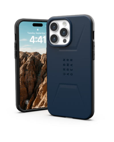 Etui do iPhone 15 Pro Max UAG Civilian MagSafe - granatowe