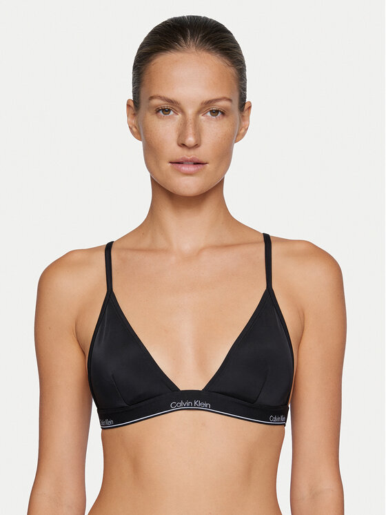 Calvin Klein Swimwear Góra od bikini LV00Q61208 Czarny