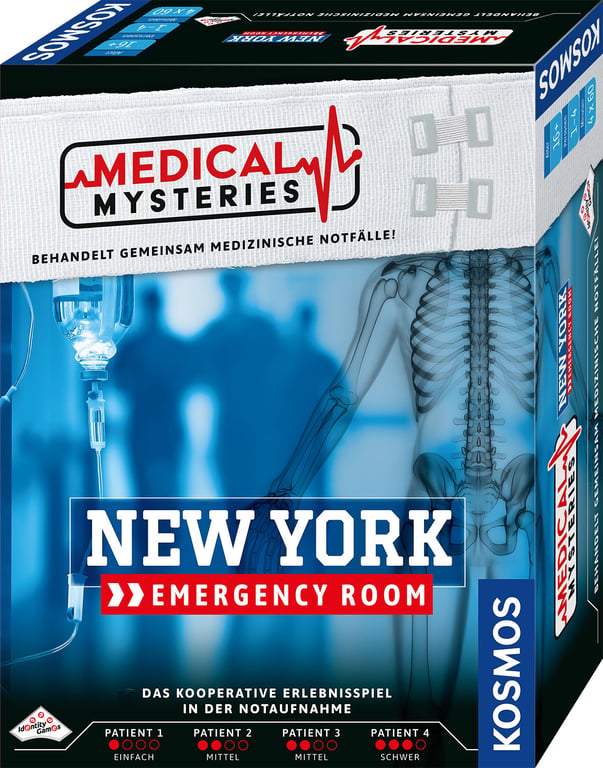 Kosmos Medical Mysteries - New York Emergency Room 60 min Gra planszowa Dedukcja