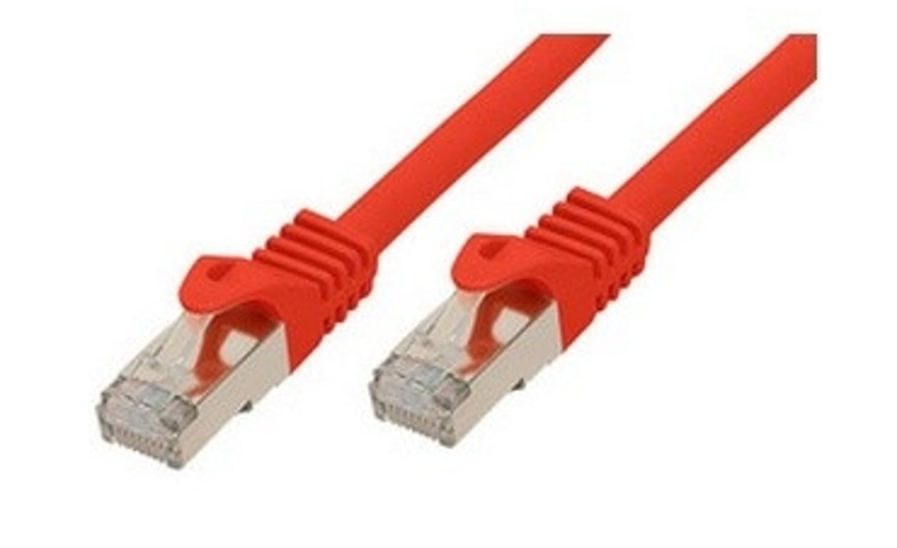 shiverpeaks BASIC-S kabel sieciowy Czerwony 10 m Cat7 S/FTP (S-STP)