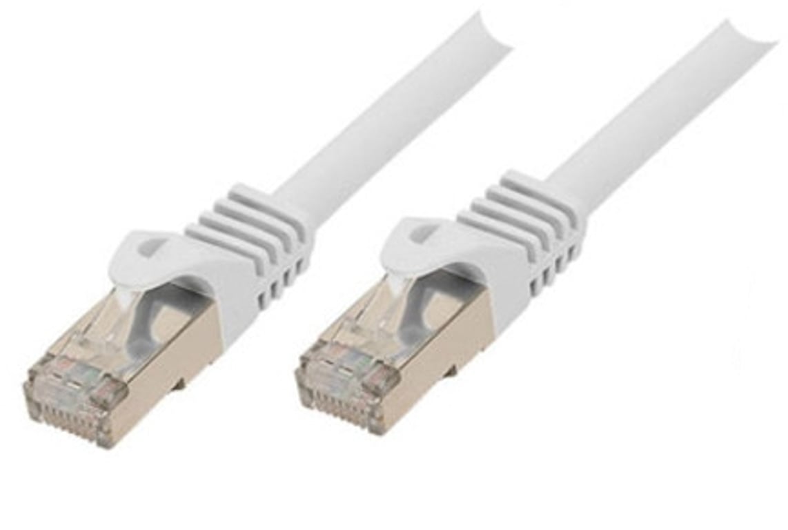 shiverpeaks RJ45/RJ45 Cat7 30m kabel sieciowy Biały S/FTP (S-STP)