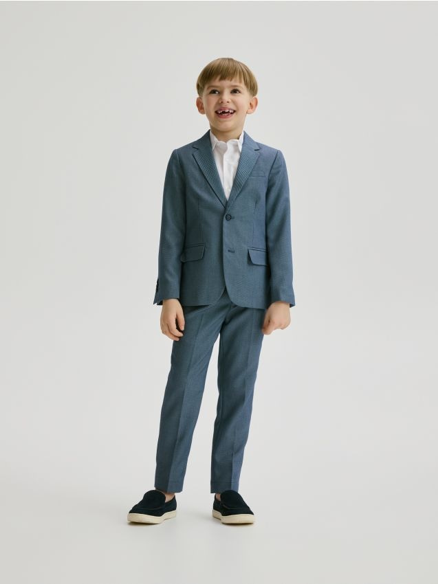 Reserved - Elegancki komplet - niebieski