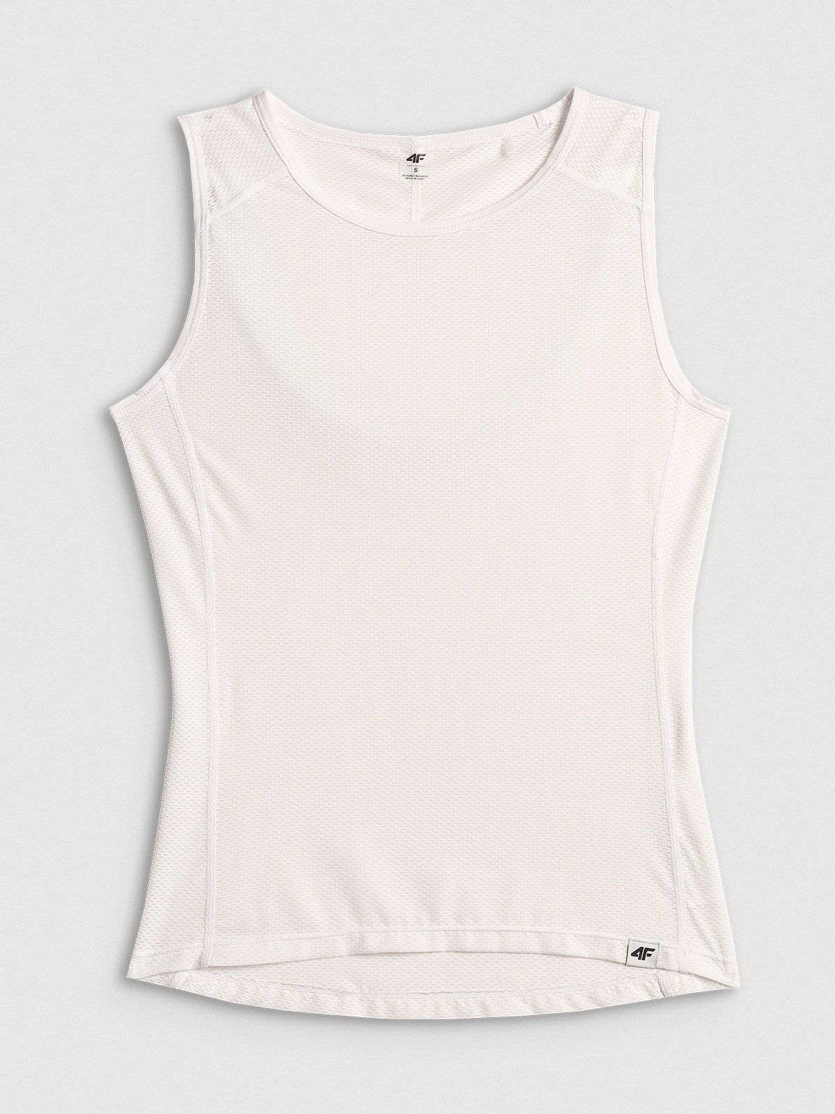 4F Potówka kolarska damska - biała XS