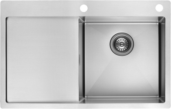 CONCEPT Zlewozmywak stalowy Nano SILVER DNN1045SSR