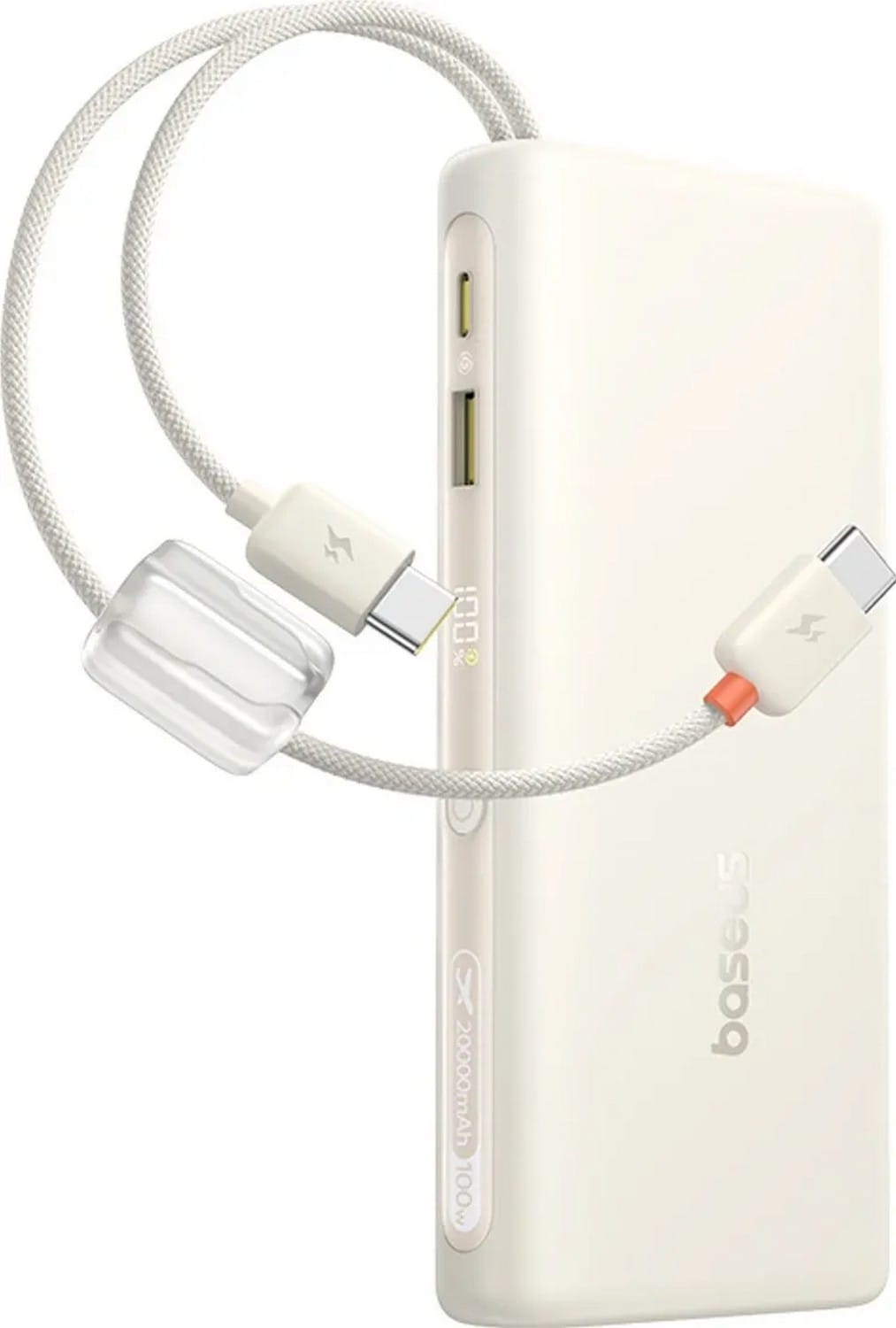 Baseus EnerFill FC41 20000 mAh 100W USB-C beżowy