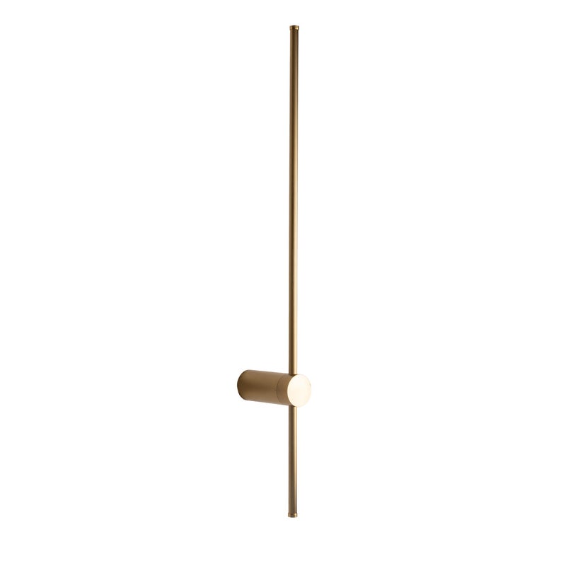 Kinkiet ścienny LED stick SPIRIT złoty 12W ciepła 200lm metal wym:90x6x14,6cm IP20 Maxlight