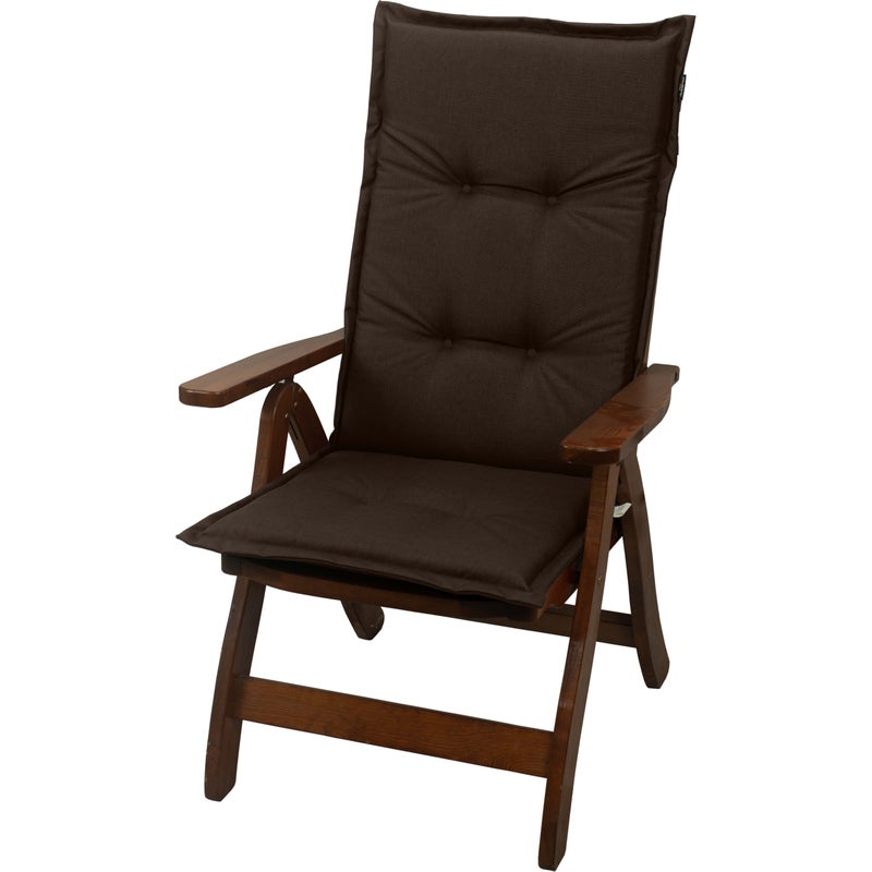 Poduszka na fotel krzesło ogrodowe AMPO brązowy wodoodporna 1 szt.