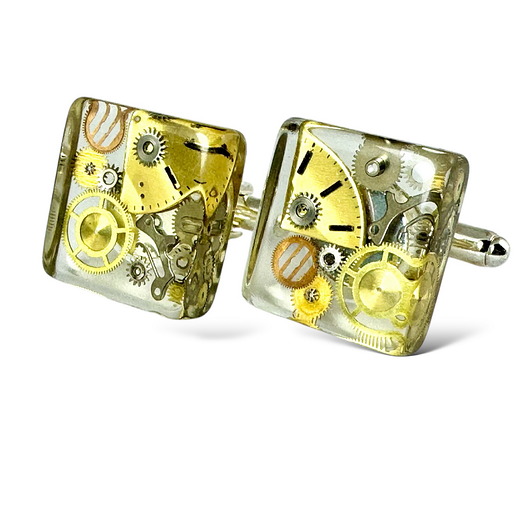 Spinki do mankietów - MAN'S PRECIOUS 10 -unikat handmade