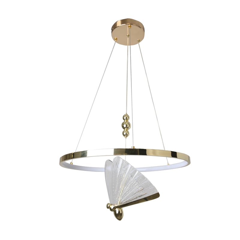 Lampa wisząca Marissa Cristal 5546 lm złota LED Light Prestige
