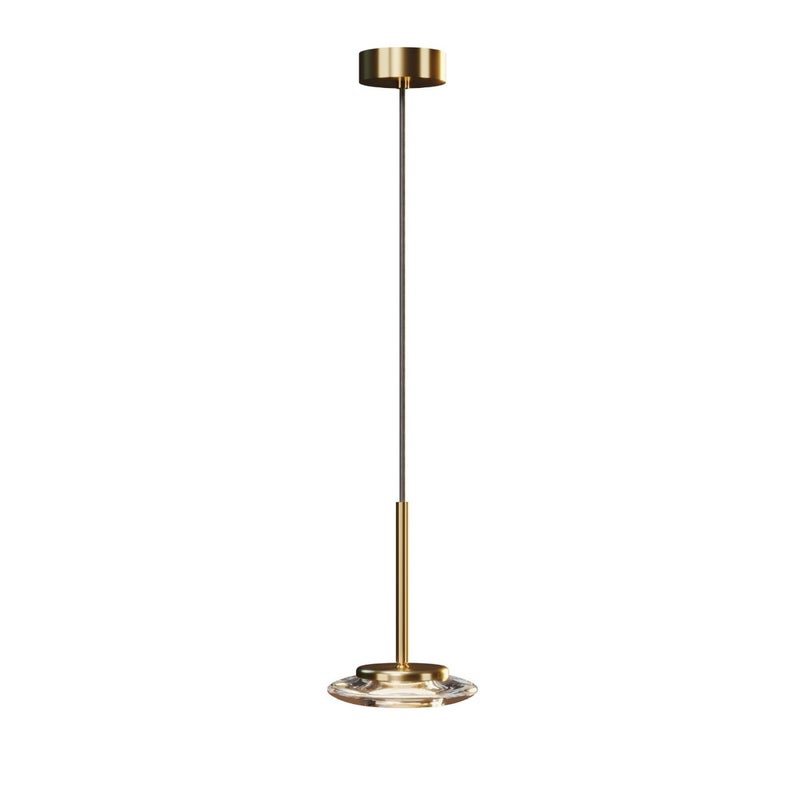 Lampa sufitowa LED LUNARIS 6W ciepła 307lm metal złota wym:200x26x26cm IP20 Maxlight