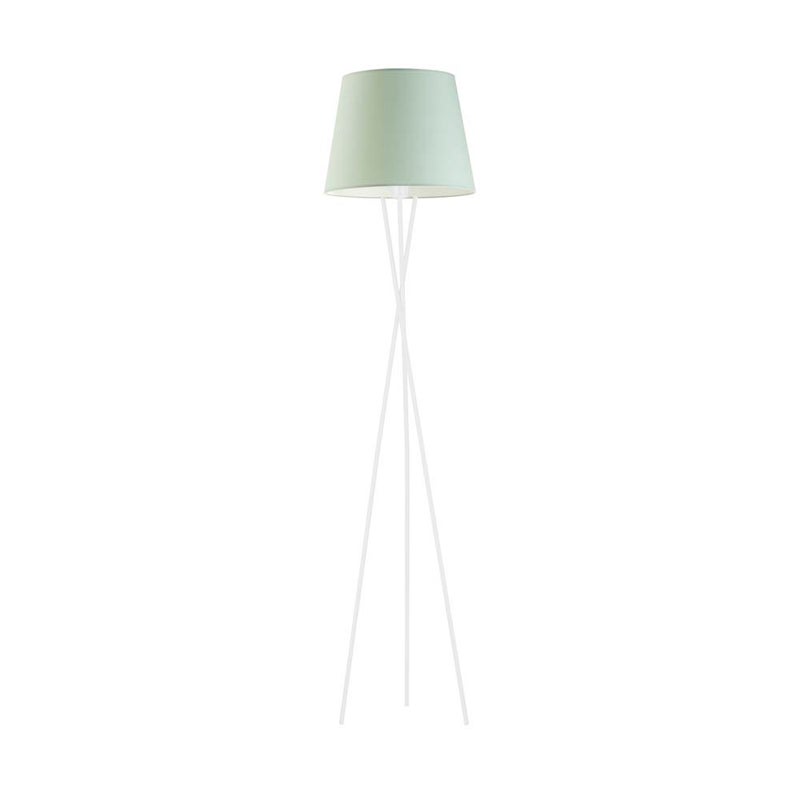 Lampa stojąca podłogowa trójnóg z abażurem stożek MORIS