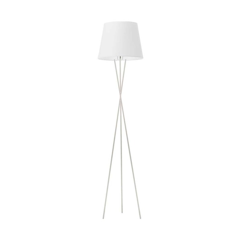 Lampa stojąca podłogowa trójnóg z abażurem stożek MORIS