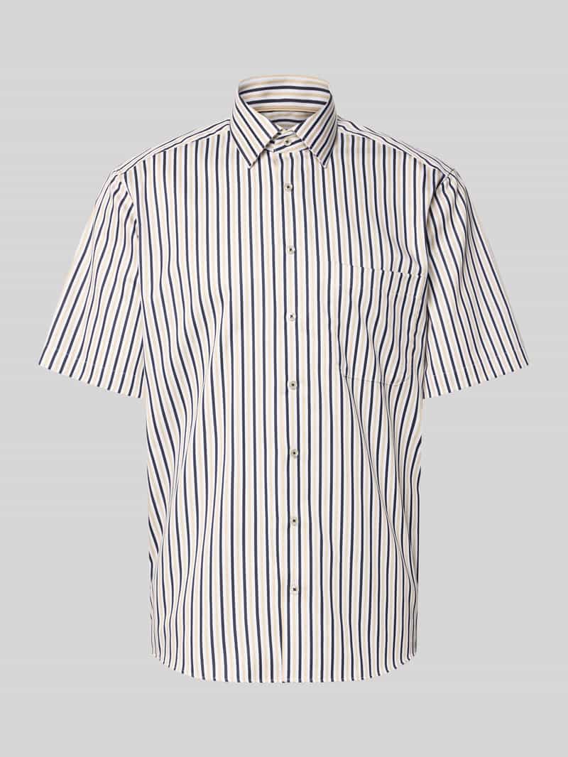 Koszula biznesowa Comfort Fit z bawełny z kołnierzykiem typu kent